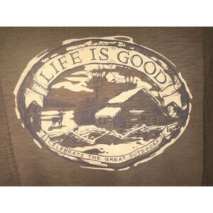NWT Men's Life is Good long sleeve t-shirt